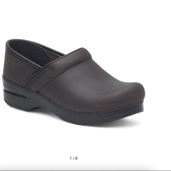DANSKO Professional Clog - Antique Brown Oiled Clog - Picture 1 of 6